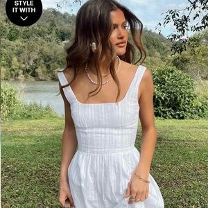 Princess Polly Lorinda Mini Dress White Size 4